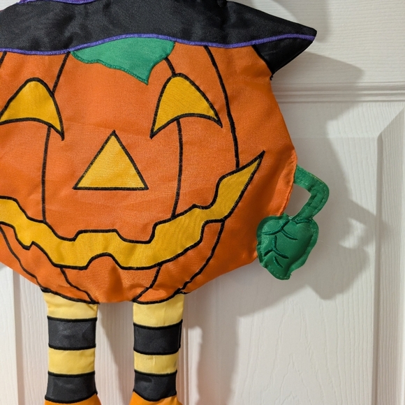 NCE 2003 Halloween Jack O'Lantern with Witch Hat Hanging Decorations - 22 inches - Picture 4 of 10